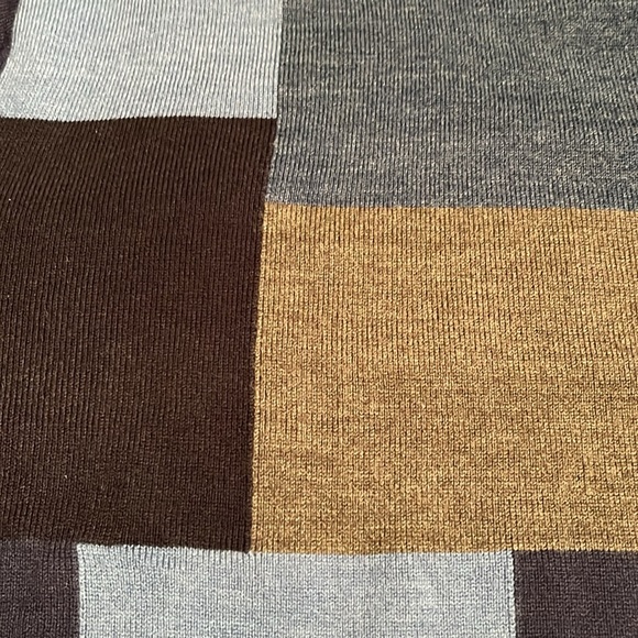 Tricots St. Raphael Men’s Sweater Blue Geometric Pullover Lightweight Size M - Picture 5 of 6